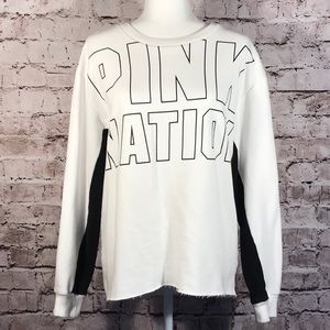 Victoria’s Secret Pink Nation Campus Crew Sweater